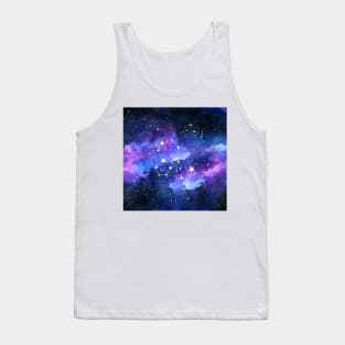 Galaxy Leo Star Sign Tank Top